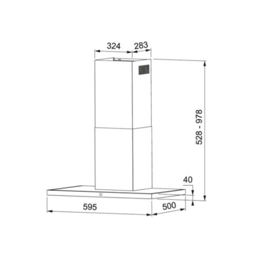 ΑΠΟΡΡΟΦΗΤΗΡΑΣ ΚΑΜΙΝΑΔΑ ARNO 60 XS/BK INOX/ΜΑΥΡΟ ΓΥΑΛΙ FRANKE 7 1904040005 5 ΑΠΟΡΡΟΦΗΤΗΡΑΣ ΚΑΜΙΝΑΔΑ ARNO 60 XS/BK INOX/ΜΑΥΡΟ ΓΥΑΛΙ FRANKE