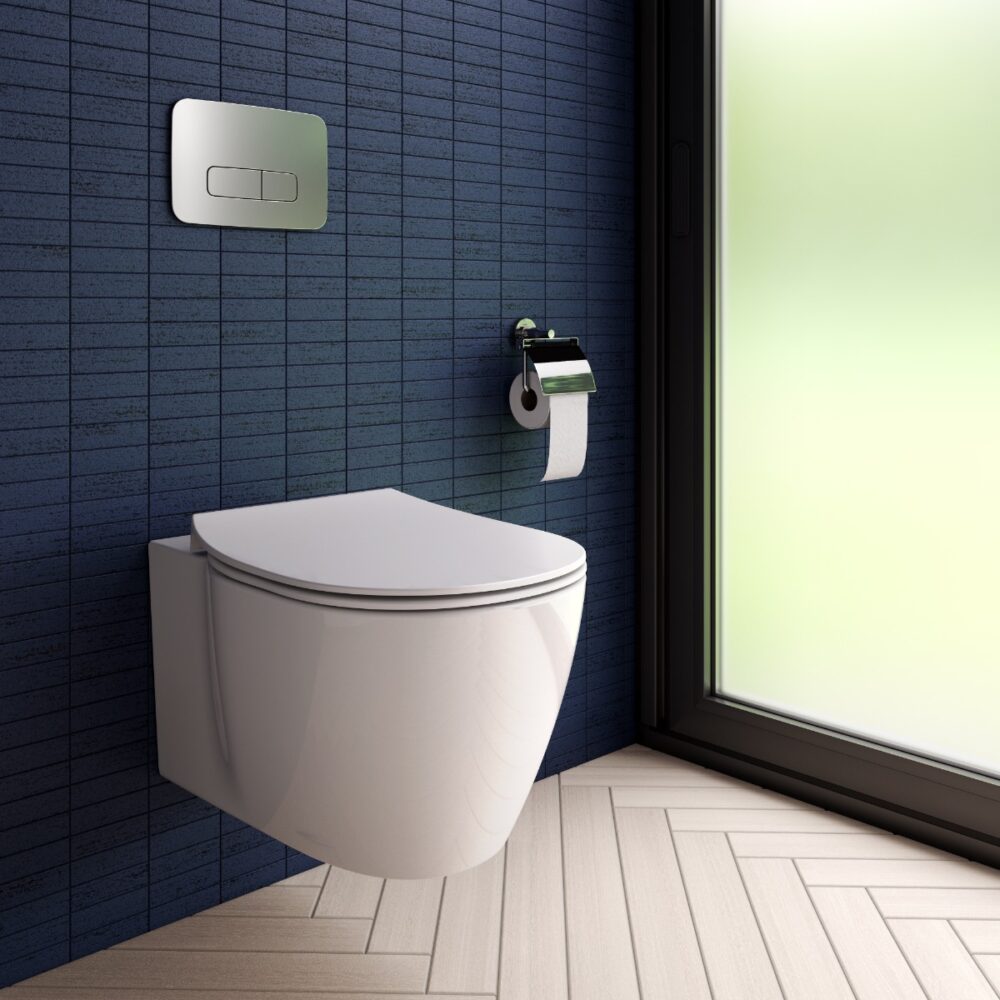 ΛΕΚΑΝΗ ΚΡΕΜΑΣΤΗ CONNECT AQUABLADE ΛΕΥΚΗ IDEAL