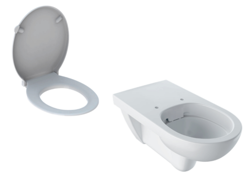1116030022 1116050015 ΣΕΤ ΛΕΚΑΝΗ ΚΡΕΜΑΣΤΗ SELNOVA COMFORT RIMFREE ΜΕ ΚΑΛΥΜΜΑ ΑΠΛΟ ΛΕΥΚΟ GEBERIT