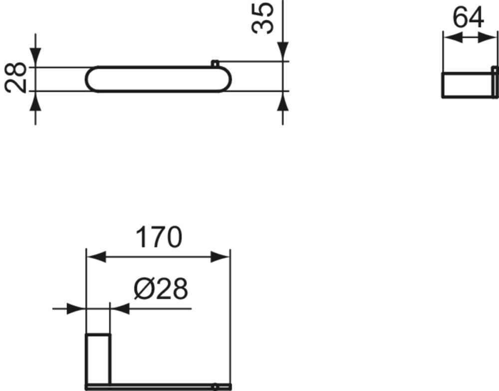 1403050084 tech ΧΑΡΤΟΘΗΚΗ ΜΠΑΝΙΟΥ ΑΝΟΙΧΤΗ CONCA MAGNETIC GREY IDEAL