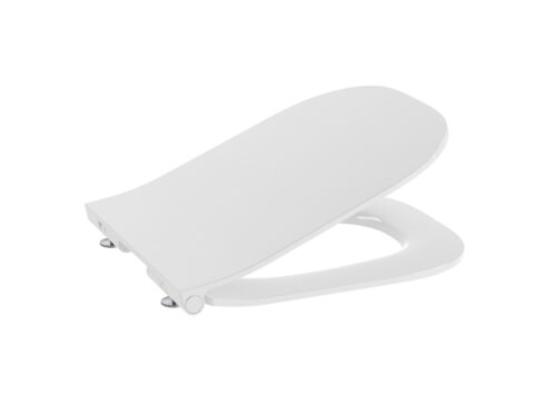 a801732001 1 ΣΕΤ ΚΡΕΜΑΣΤΗΣ ΛΕΚΑΝΗΣ GAP SQUARE COMPACT RIMLESS ΜΕ ΚΑΛΥΜΜΑ SLIM SOFT CLOSE ΛΕΥΚΟ ROCA