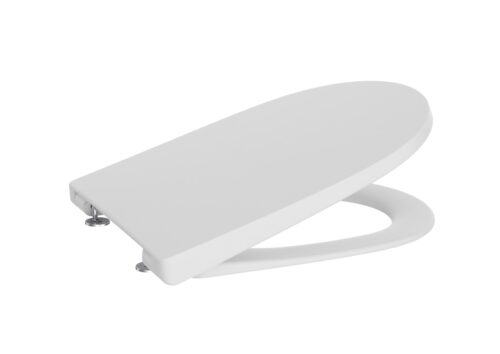 a801e10621 1 ΣΕΤ ΚΡΕΜΑΣΤΗΣ ΛΕΚΑΝΗΣ ONA ROUND RIMLESS ΜΕ ΚΑΛΥΜΜΑ SOFT CLOSE ΛΕΥΚΟ ΜΑΤ ROCA