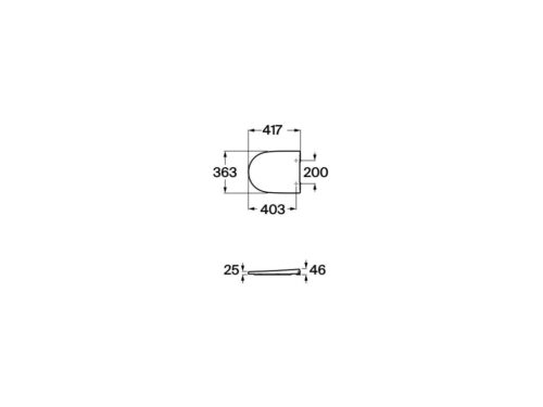 a801e22001 tec 1 ΣΕΤ ΚΡΕΜΑΣΤΗΣ ΛΕΚΑΝΗΣ ONA COMPACT ROUND RIMLESS ΜΕ ΚΑΛΥΜΜΑ SOFT CLOSE ΛΕΥΚΟ ROCA