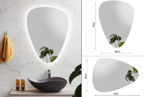 ΚΑΘΡΕΠΤΗΣ ΜΠΑΝΙΟΥ ΒΟΤΣΑΛΟ 60ND 58x79cm LED ΜΠΡΟΝΖΕ 7 2013100074 tech ΚΑΘΡΕΠΤΗΣ ΜΠΑΝΙΟΥ ΒΟΤΣΑΛΟ 60ND 58x79cm LED ΜΠΡΟΝΖΕ