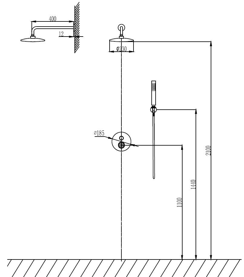 SXEDIO 23568 SET <ul>
<li>Μηχανισμός κεραμικών δίσκων</li>
<li>Κεφαλή ντους INOX <span style="font-weight: 400;">Ø</span>200</li>
<li>Επιτοίχιο μπράτσο</li>
<li>Μεταλλική παροχή ντους & βάση στήριξης</li>
<li>Τηλέφωνο ABS & σπιράλ PVC 150 cm</li>
<li>Δυο έξοδοι νερού</li>
</ul>
<p><img src="https://b2b.karag.gr/media/wysiwyg/product_bagno_2024/SXEDIO-23568-SET.jpg"}}" alt="" width="423" height="481" /></p>
<p><img src="https://b2b.karag.gr/media/wysiwyg/product_icons/tuv.png" alt="" />  <img src="https://b2b.karag.gr/media/wysiwyg/product_icons/ce.png" alt="" />  <img src="https://b2b.karag.gr/media/wysiwyg/product_icons/water.png" alt="" />  <img src="https://b2b.karag.gr/media/wysiwyg/product_icons/upc.png" alt="" />  </p>
<p> </p>
<p> </p>