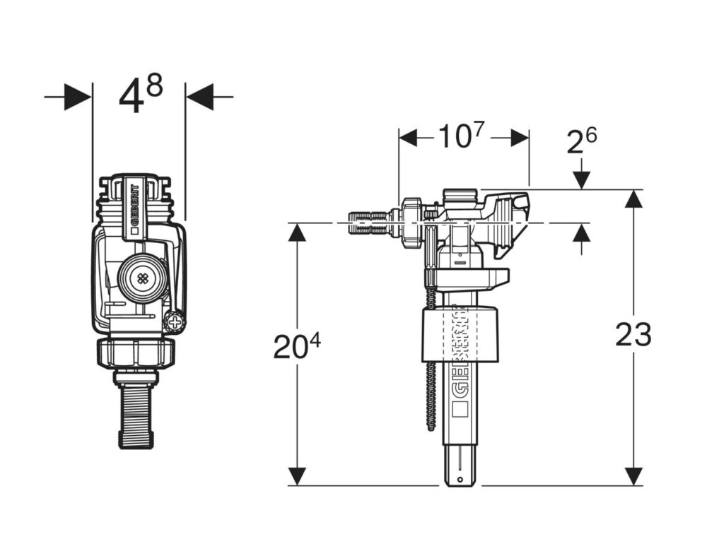 4004015408 tech ΦΛΟΤΕΡ ΓΙΑ ΚΑΖΑΝΑΚΙ TYPE 383 246.191.00.5 GEBERIT