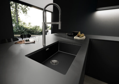 527835e ΝΕΡΟΧΥΤΗΣ ΑΝΟΞΕΙΔΩΤΟΣ CLARON 700-U 74x44cm DARK STEEL ΛΕΙΟΣ BLANCO