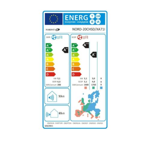nordstar 20chsd xa71l 3 Το <strong>NORDSTAR TN NORD-20CHSD</strong> συνδυάζει <strong>υψηλή ενεργειακή απόδοση A+++</strong>,<strong> αθόρυβη λειτουργία</strong> και <strong>φιλικότητα προς το περιβάλλον</strong> με το οικολογικό ψυκτικό R32, προσφέροντας άνεση και εξοικονόμηση ενέργειας.