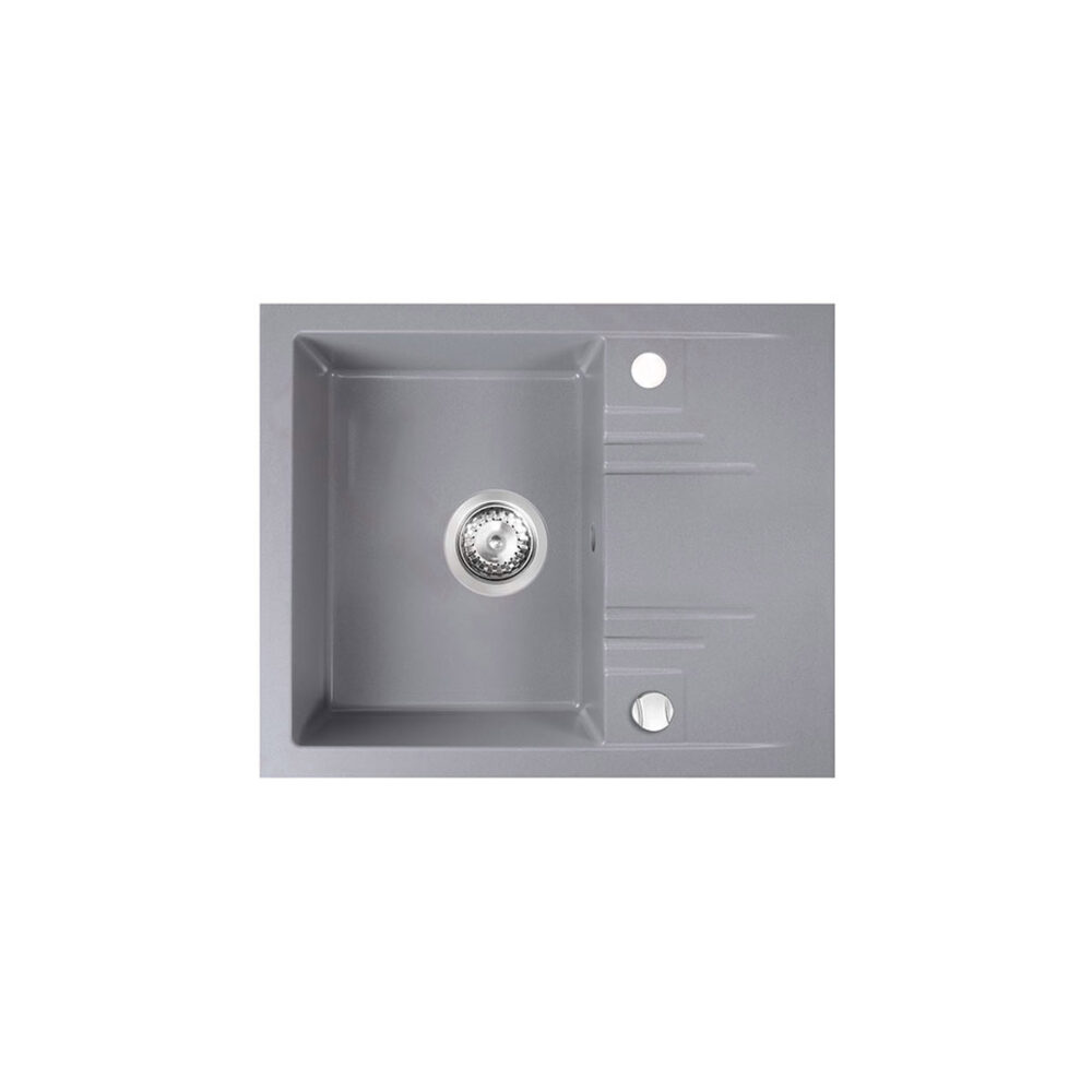Νεροχύτης κουζίνας γκρι DRGM48/58GA FERRO 58x48cm