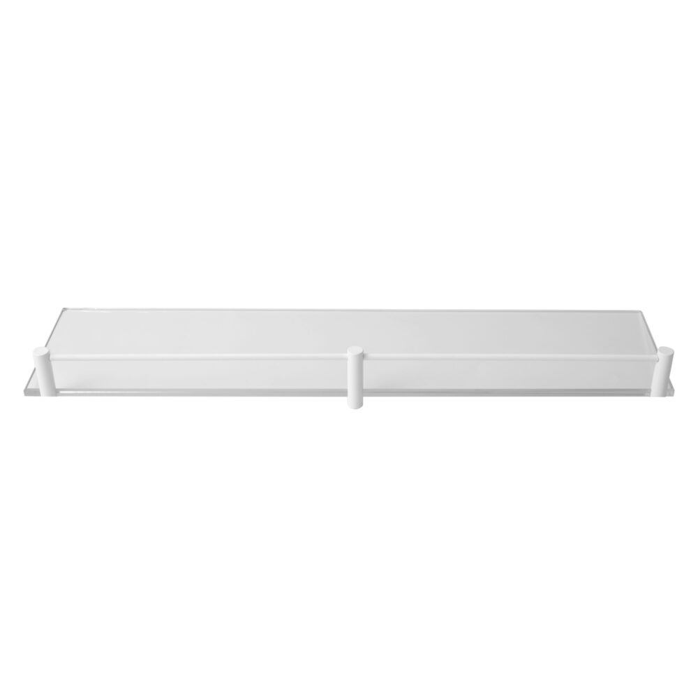 Εταζέρα γυάλινη ματ MENSOLE 0666-0966 Λευκή ματ KARAG 60cm 3800201582001 06660966