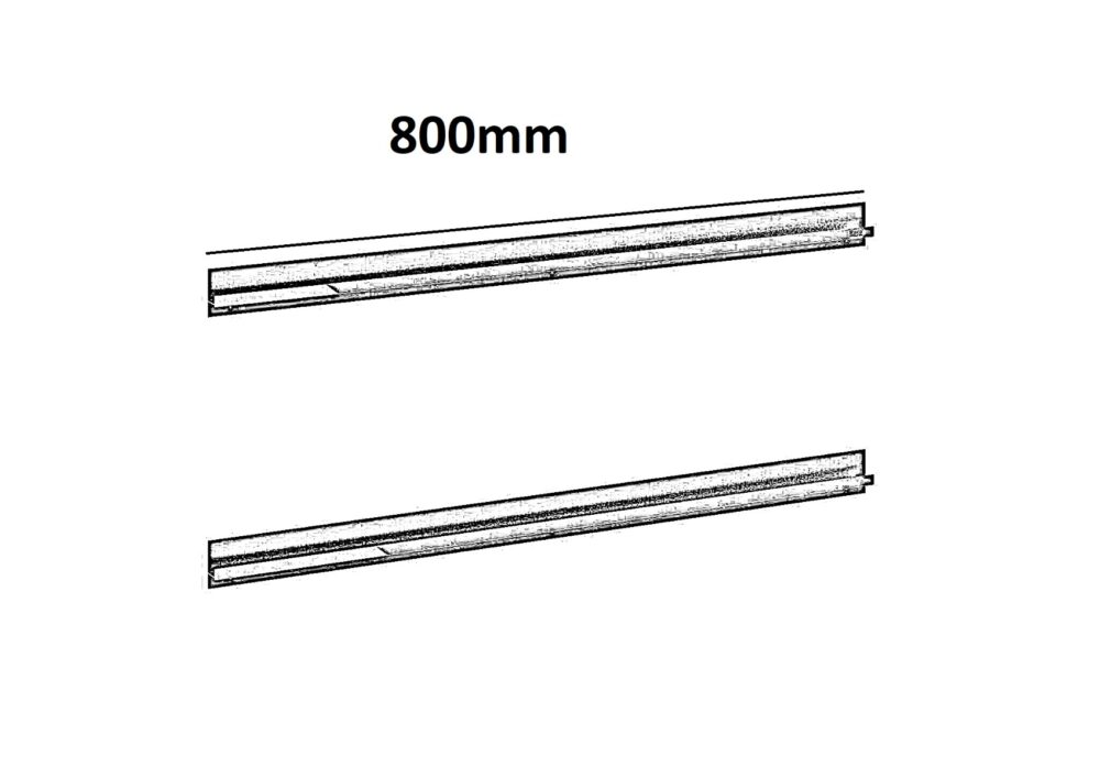 4005020000 tech ΛΑΒΕΣ ΕΠΙΠΛΟΥ GAP 80cm ΜΑΥΡΟ ΜΑΤ ΣΕΤ 2ΤΜΧ ROCA