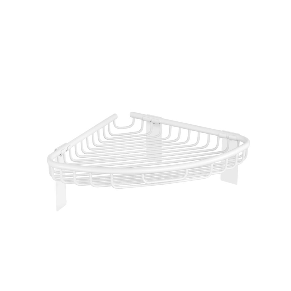Καλάθι γωνιακό σχαρωτό RETI 9637 66 Λευκό ματ KARAG 21x21x3cm 3800201585644 963766