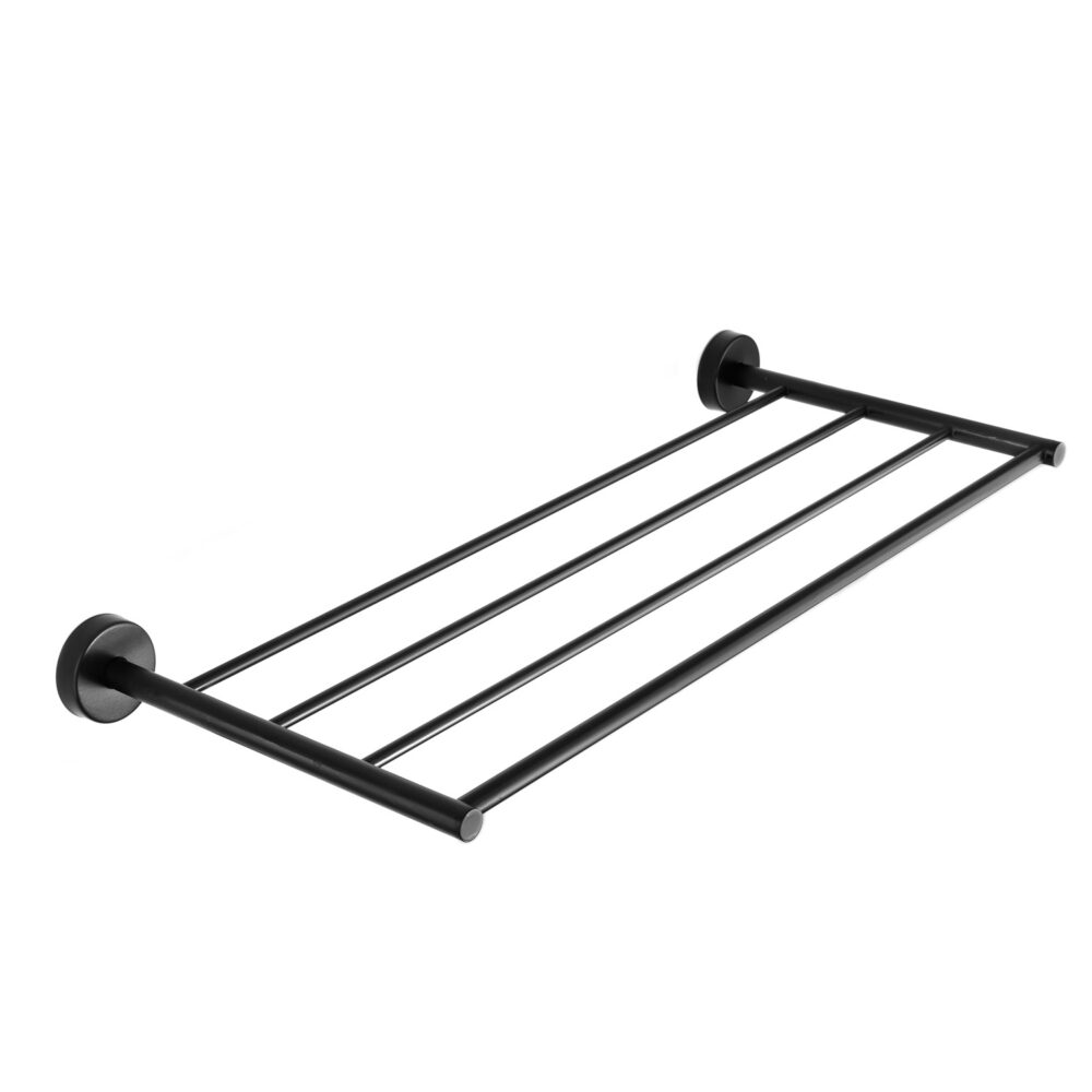 Ραφιέρα πετσετών UNO 9695 55 Μαύρη ματ KARAG 50cm 3800201584531 969555