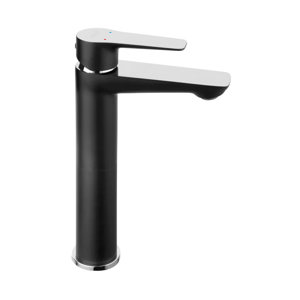 Μπαταρία νιπτήρος υψηλή ADORE Black/Chrome BDR2LBLC FERRO 5903738222247 BDR2LBLC
