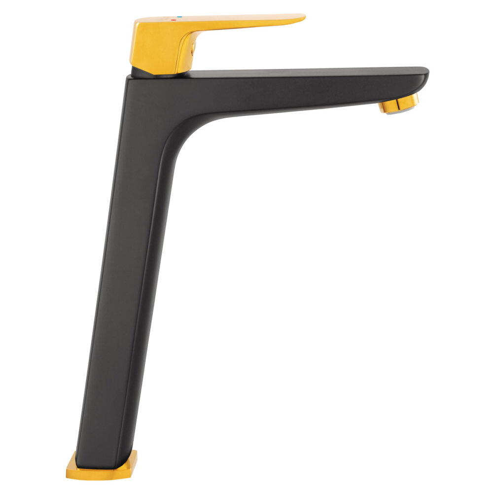Μπαταρία νιπτήρος υψηλή VITTO Black-Gold BVI2LVLBLG FERRO 5903738232215 BVI2LVLBLG