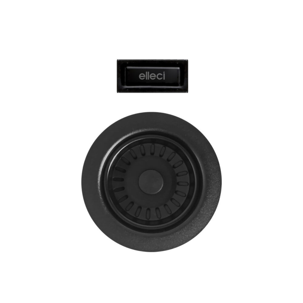 Βαλβίδα νεροχύτη και υπερχείλιση Black COMPP90CTPLUXABK ELLECI 8032557891796 COMPP90CTPLUXABK
