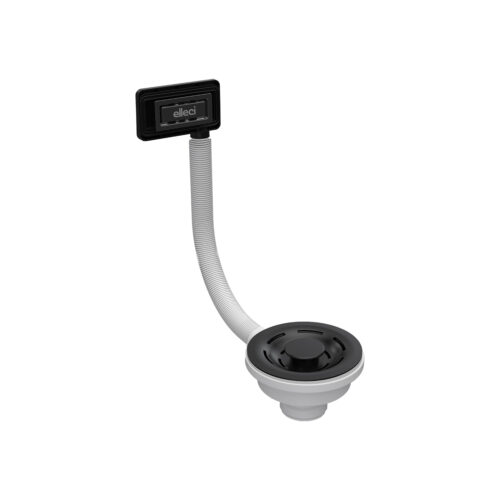 Βαλβίδα νεροχύτη FLOW-PRO Black και υπερχείλιση KITWPT-F-1VSELL-BK ELLECI 8031873801793 KITWPT-F-1VSELL-BK