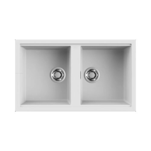 Νεροχύτης κουζίνας BEST 450 White 96 ELLECI 86x51cm 8031873020156 LKB45096