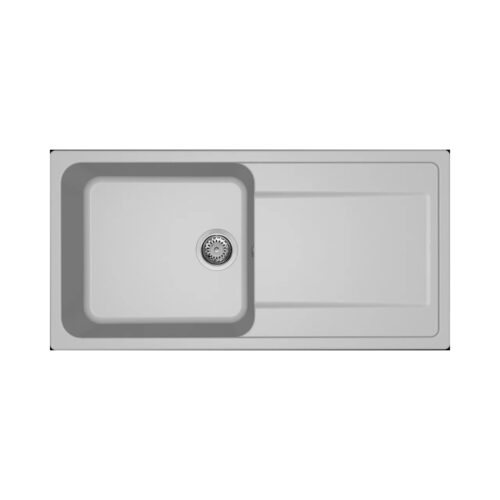 Νεροχύτης κουζίνας LIFE 480 Aluminium 79 ELLECI 100x50cm 8032557110200 LM248079