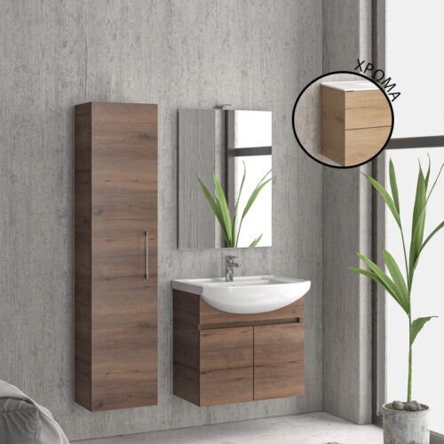Βάση με δύο πόρτες Elvezia 8502 NEW BIANNA 65 KARAG 62x35x63cm 5206836629971 NBIA658502