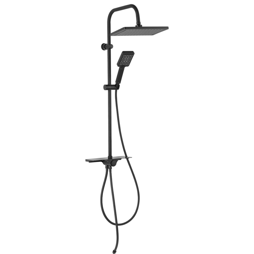 Κολόνα σταθερού ντους KANTO Verdeline Μαύρη NP94VL-BL FERRO 5903738225675 NP94VL-BL