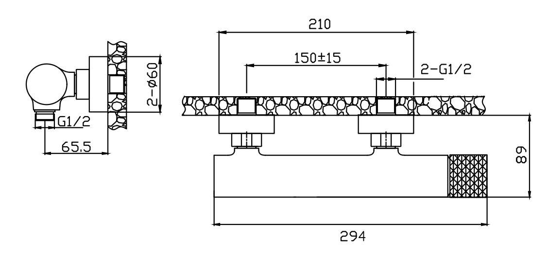 SXEDIO 24604 530A edit 251 Μπαταρία ντους JOAN Brass Pattern 24604-425A-BP KARAG 5206836669915 24604-425A-BP