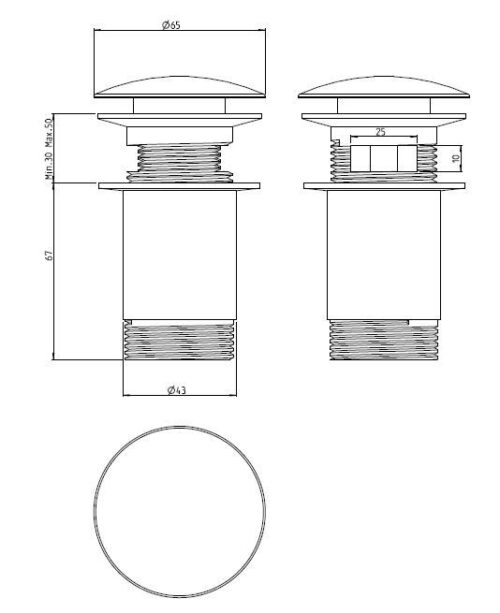 Alternative view of ΒΑΛΒΙΔΑ ΝΙΠΤΗΡΟΣ ΠΑΤΗΤΗ BRUSHED ΜΑΥΡΗ PICCADILLY