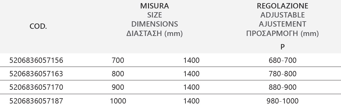 S 7 VASCA CROMO CLEAR <ul>
<li>Μία αναδιπλούμενη πόρτα</li>
<li>Διάφανο κρύσταλλο ασφαλείας 6 mm</li>
<li>Προφίλ ανοδιωμένου αλουμινίου</li>
<li>Σύστημα μαγνητικού κλεισίματος</li>
<li>Ύψος: 140 cm</li>
<li>Εγγύηση 24 μηνών</li>
</ul>
<p>Για τον καθαρισμό μεταλλικών μερών της καμπίνας, χρησιμοποιήστε μόνο νερό και μαλακό πανί. Μην επιλέγετε καθαριστικά τύπου Viakal.</p>
<p>Για όλα τα είδη καμπινών διαθέτουμε πλήρη γκάμα εξαρτημάτων και ανταλλακτικών.</p>
<p><img src="https://b2b.karag.gr/media/wysiwyg/s7-vasca-sxedio.jpg"}}" alt="" width="386" height="189" /></p>