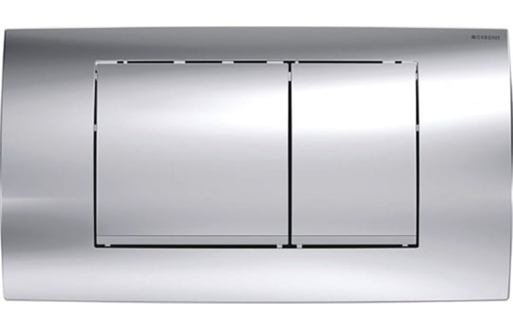 ΠΛΑΚΕΤΑ GEBERIT TWINLINE 30 115.899.KH.1 ΧΡΩΜΕ ΓΥΑΛΙΣΤΕΡΗ