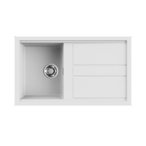 Νεροχύτης κουζίνας BEST 400 White 96 ELLECI 86x51cm 8031873020064 LKB40096