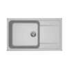 Νεροχύτης κουζίνας LIFE 410 Aluminium 79 ELLECI 86x50cm 8032557110231 LM241079