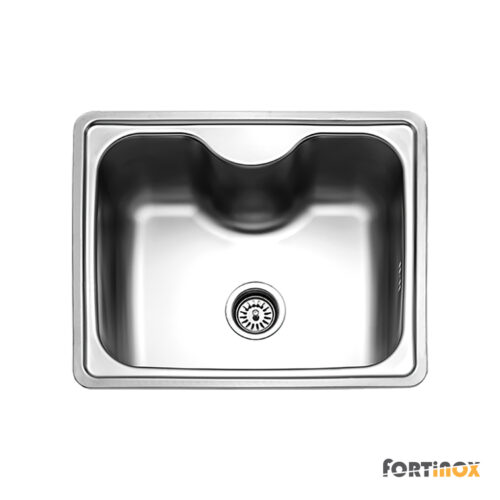 ΝΕΡΟΧΥΤΗΣ ΑΝΟΞΕΙΔΩΤΟΣ 22060 ARENA 60x50cm ΛΕΙΟΣ FORTINOX