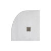 Ντουζιέρα ημικυκλική υψηλής αντοχής CLASSIC Bianco KARAG 80x80cm 8445753415114 CR8080BIS
