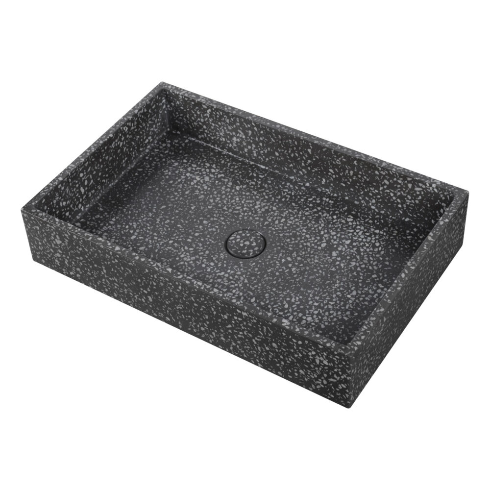 Νιπτήρας επικαθήμενος με βαλβίδα DION Volcano CS-0069 KARAG 60x39x12cm 5206836668574 CS-0069-E16