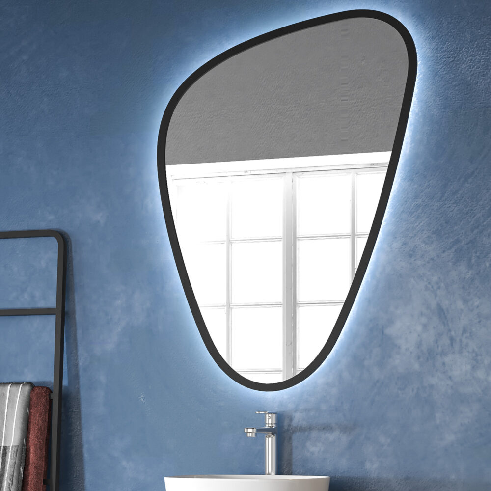 Καθρέπτης με κρυφό φωτισμό ELENA Black KARAG 68x100x24cm 5907546869373 ELENA-B