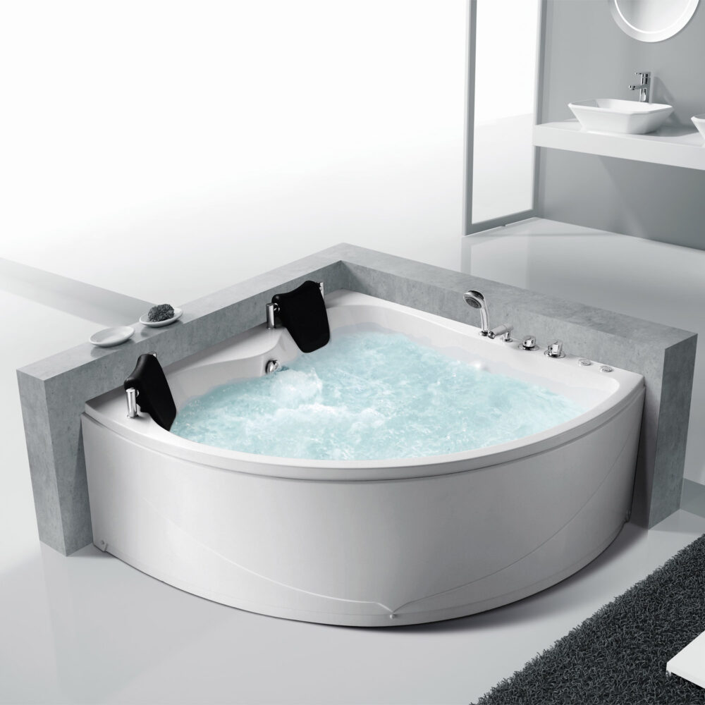 Μπανιέρα με σύστημα υδρομασάζ LUSTICIA K-1202 KARAG 150x150x60cm 5206836523521 K-1202