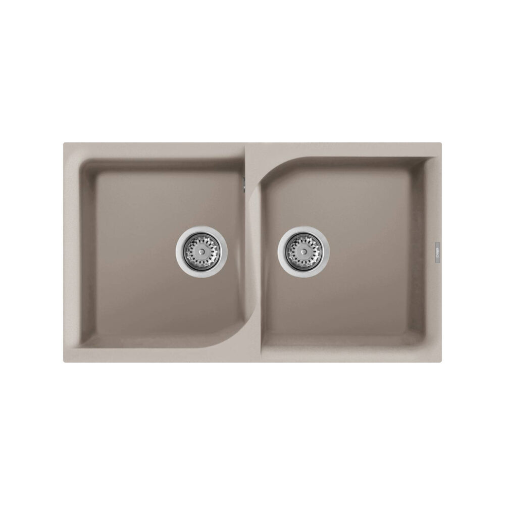 Νεροχύτης κουζίνας EGO 450 Tortora 43 ELLECI 86x50cm 8032861048008 LGE45043