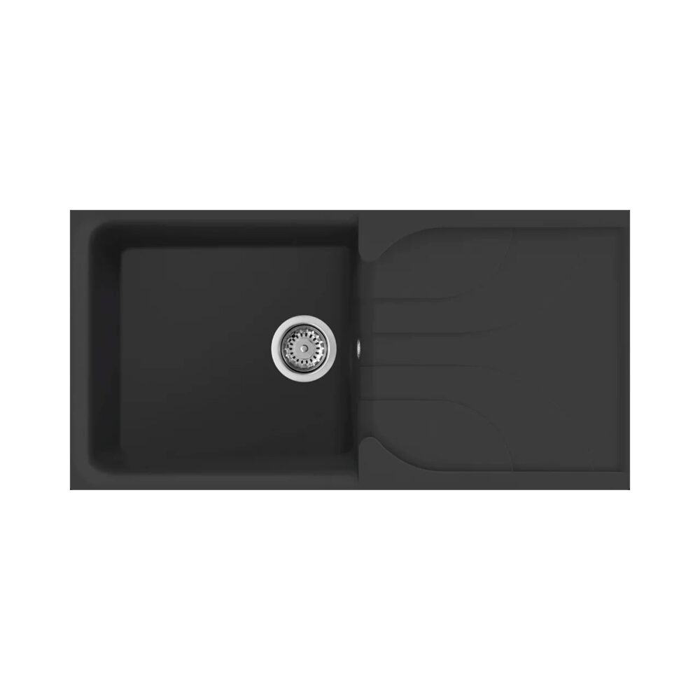 Νεροχύτης κουζίνας EGO 480 Nero 40 ELLECI 100x50cm 8032557046097 LGE48040