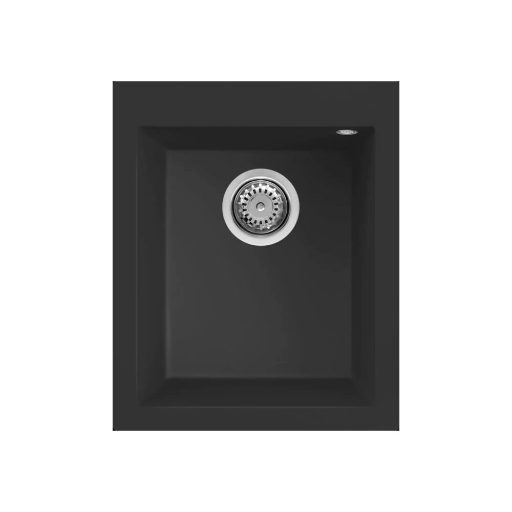 Νεροχύτης κουζίνας QUADRA 100 Nero 40 ELLECI 41x50cm 8032557045571 LGQ10040