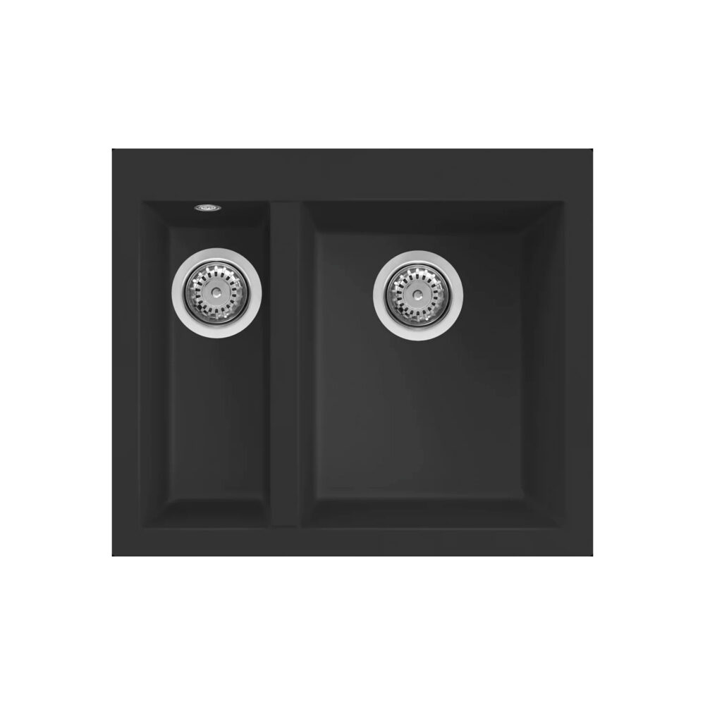 Νεροχύτης κουζίνας QUADRA 150 Nero 40 ELLECI 59x50cm 8032861040569 LGQ15040