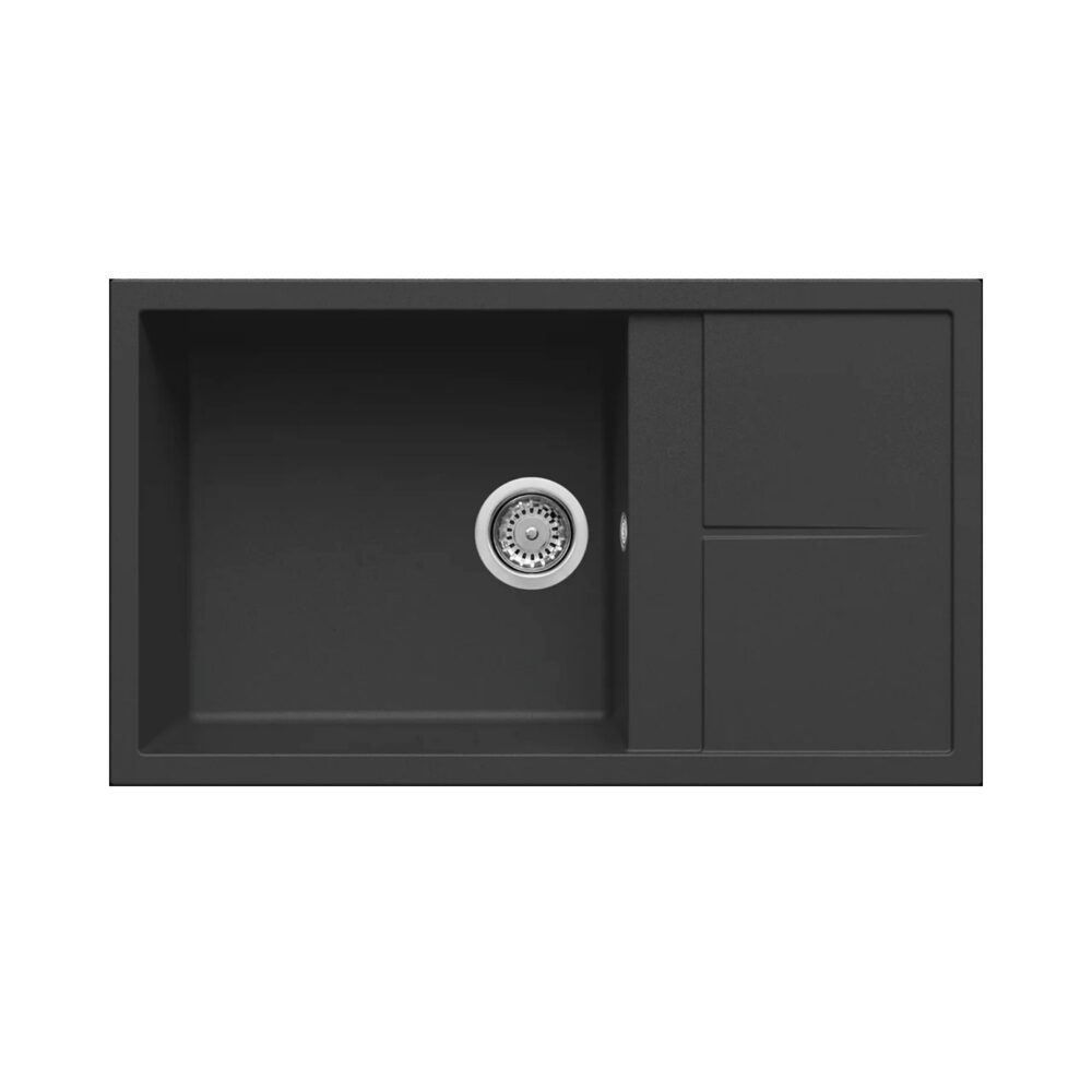 Νεροχύτης κουζίνας UNICO 410 Nero 40 ELLECI 86x50cm 8032557036470 LGU41040
