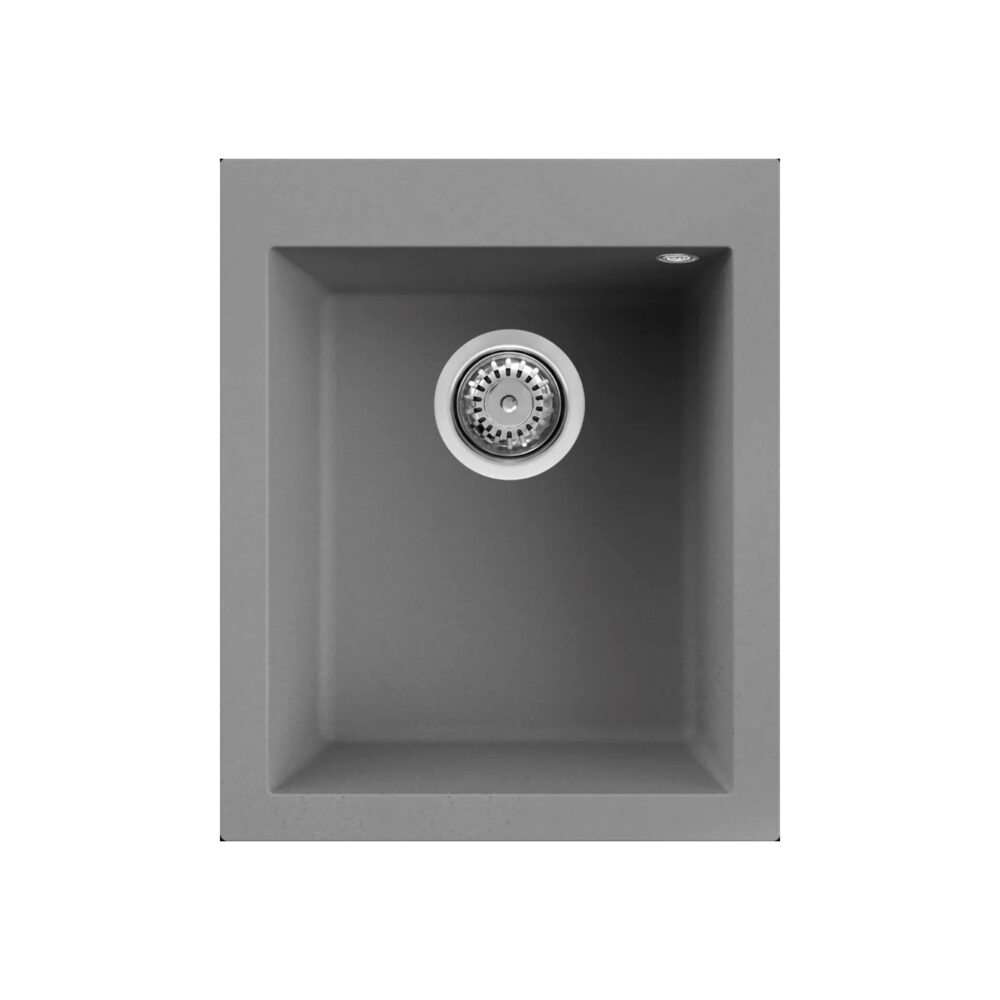 Νεροχύτης κουζίνας QUADRA 100 Titanium 73 ELLECI 41x50cm 8032861955177 LMQ10073