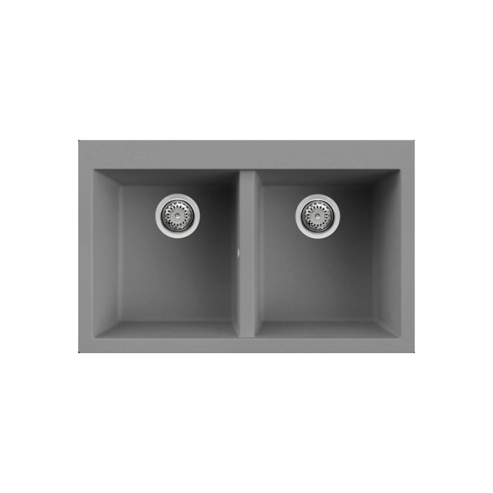 Νεροχύτης κουζίνας QUADRA 350 Titanium 73 ELLECI 79x50cm 8032861953609 LMQ35073