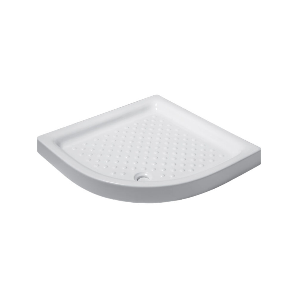 Ντουζιέρα ημικυκλική πορσελάνης PORCELAIN KARAG 80x80x9cm 5206836100258 POR5
