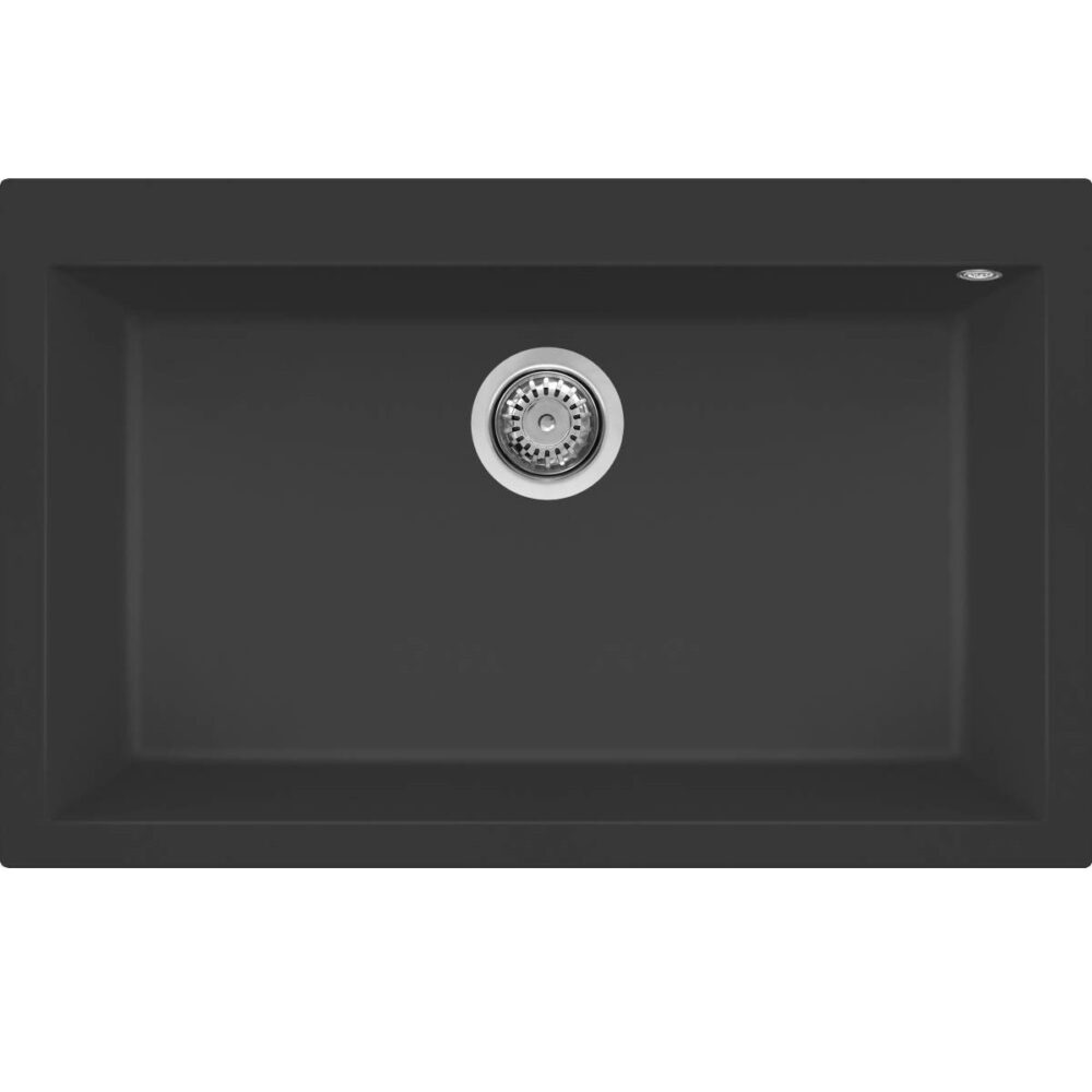 Νεροχύτης κουζίνας QUADRA 130 Nero 40 ELLECI 79x50cm 8032557049548 LGQ13040