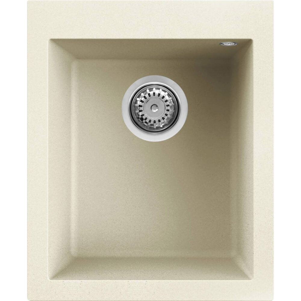 Νεροχύτης κουζίνας QUADRA 100 Bianco Antico 62 ELLECI 41x50cm 8032861055129 LGQ10062