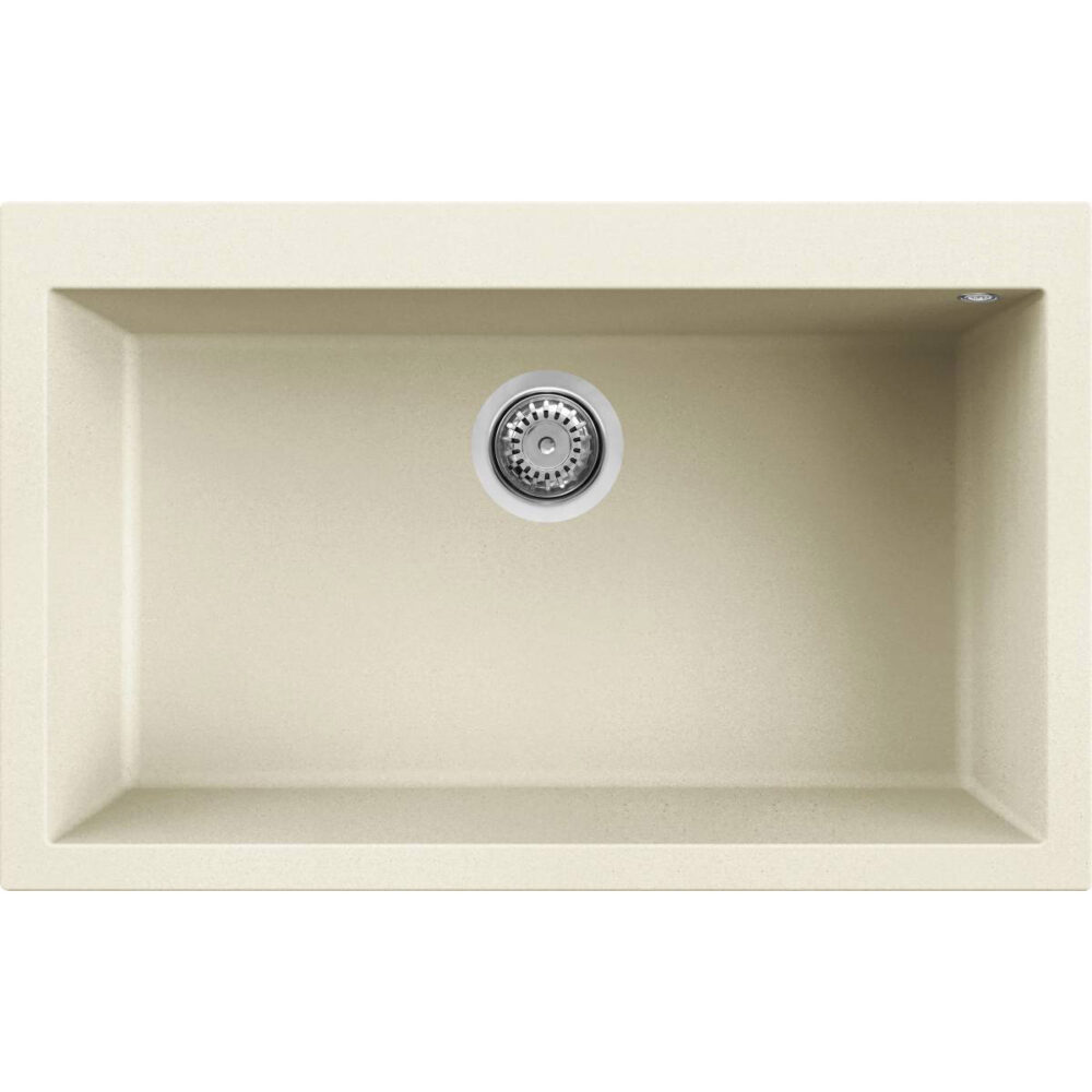 Νεροχύτης κουζίνας QUADRA 130 Bianco Antico 62 ELLECI 79x50cm 8032861055563 LGQ13062