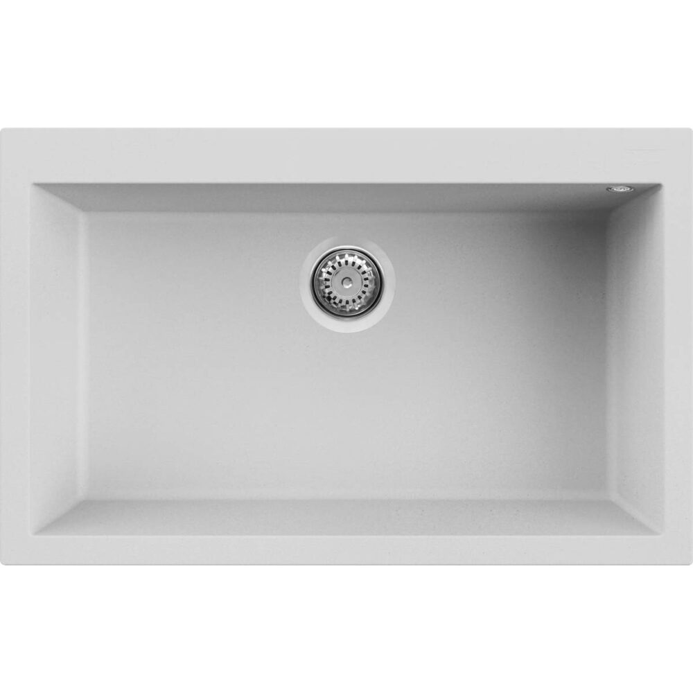 Νεροχύτης κουζίνας QUADRA 130 Bianco 68 ELLECI 79x50cm 8032861055570 LGQ13068