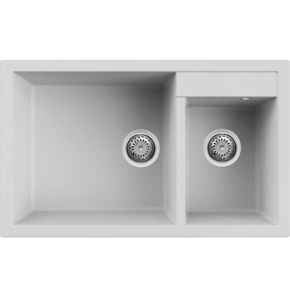 Νεροχύτης κουζίνας QUADRA 440 Bianco 68 ELLECI 81