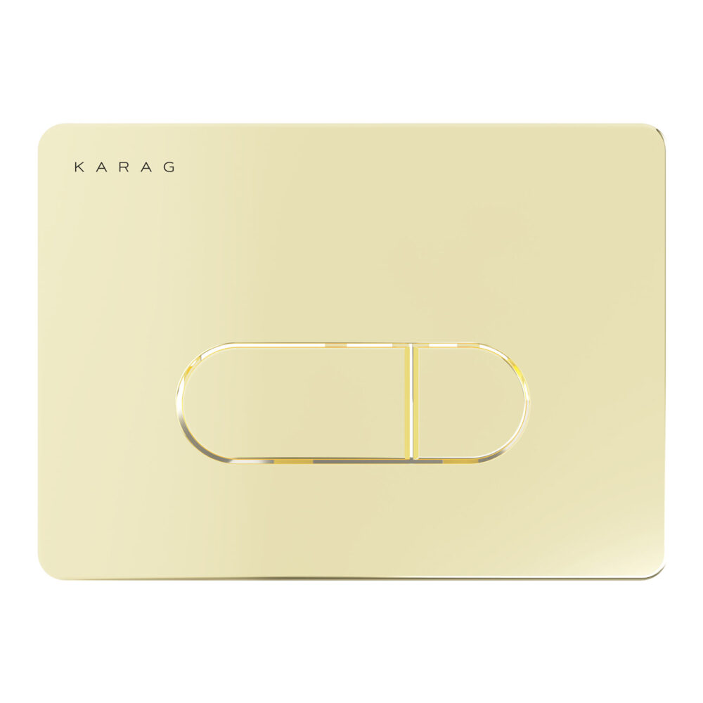 Πλακέτα καζανακίου διπλής λειτουργίας SIENA Gold Matt S228-0130 KARAG 5206836685830 S228-021